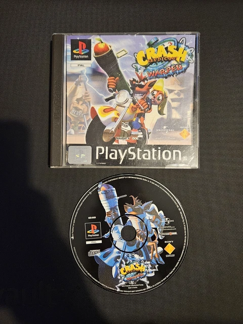 CRASH BANDICOOT 3 Warped - Ps1 PlayStation 1 Game - Black Label 1998 £ ...