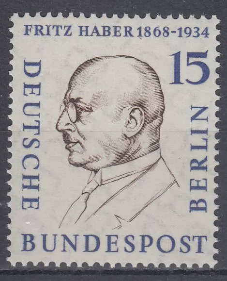 Germany Berlin 1957 ** Mi.166 Persönlichkeiten Personalities | Fritz Haber