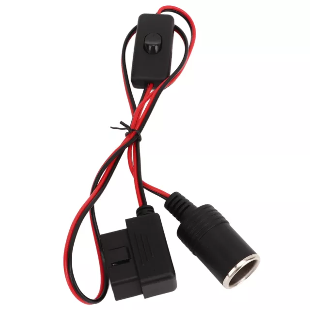 SLK OBD2 Cigarette Lighter Socket 16Pin Waterproof Overcurrent Protection Female