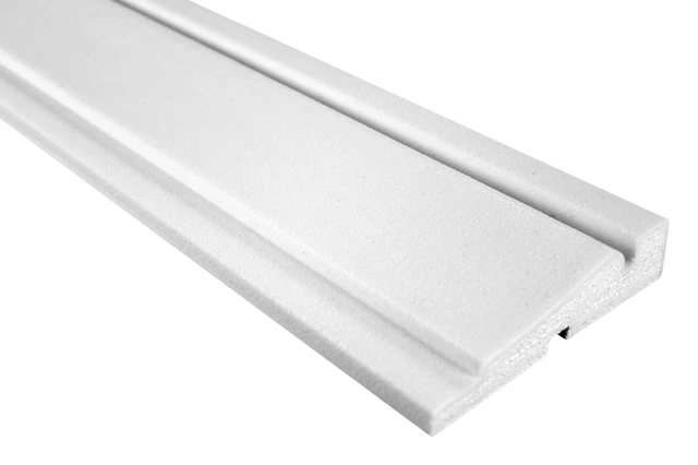 2 metros barra de fachada fachada de casa decoración de estuco resistente a golpes 145x35mm MC123