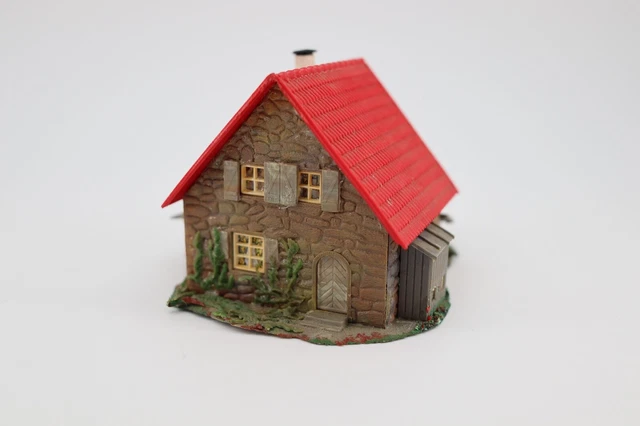 Faller B-278 H0 Steinhaus mit Bretteranbauten,Beleuchtung,1:87,sehr selten & RAR