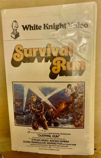 Survival Run 1977 VHS Video Rutger Hauer Paul Verhoeven  Rare OOP