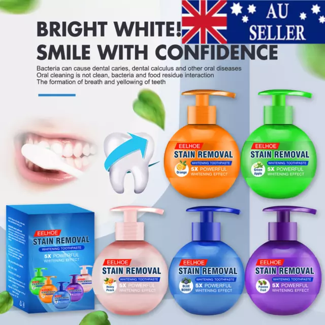 Instant Clean Intensive Stain Removal Whitening Toothpaste Fight Bleeding Gums