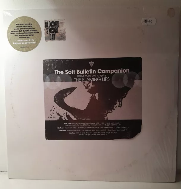 THE FLAMING LIPS - "THE SOFT BULLETIN COMPANION" RSD 2 x SILVER VINYL LP