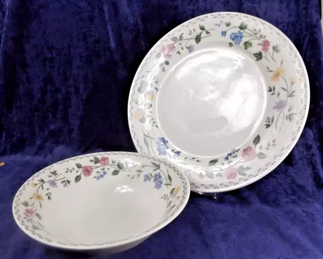 Farberware Stoneware Serving Platter and Serving Bowl - English Garden 2