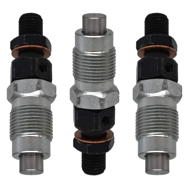 3x Fuel Injectors 19077-53900 For Kubota D1403 D1503 D1703 V1803 V2203 Engine I9