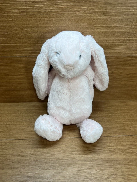 JELLYCAT MEDIUM BASHFUL Blush Bunny Rabbit Pale Pink 12” Plush £18.39 ...