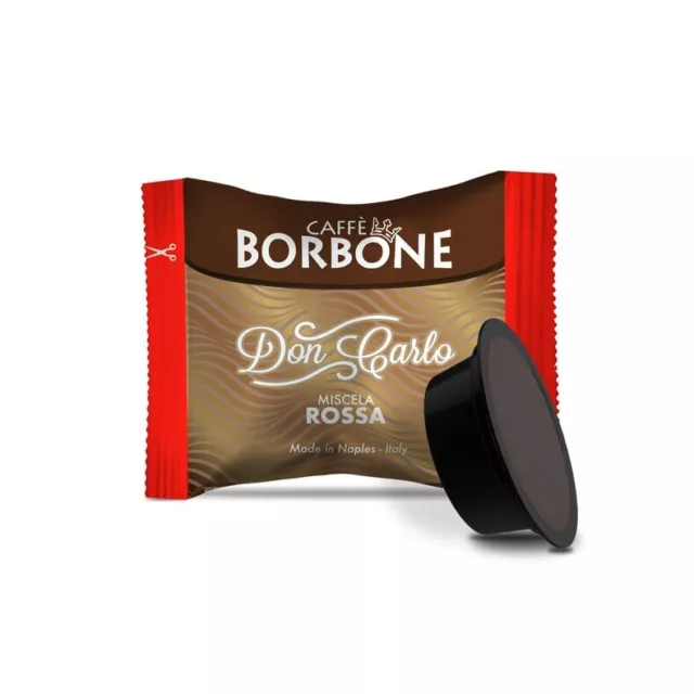 200 Capsule Caffè Borbone Don Carlo Miscela Rossa compatibile Lavazza a Modo Mio