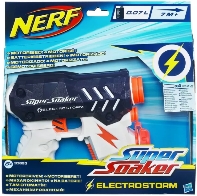 HASBRO Nerf Supersoaker Pistolet à eau fusil electro storm motorisé electronique