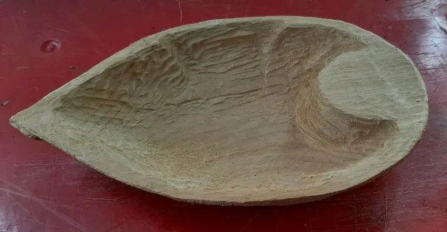 Talla en blanco bandeja de oferta bandeja de pastelería tallado madera