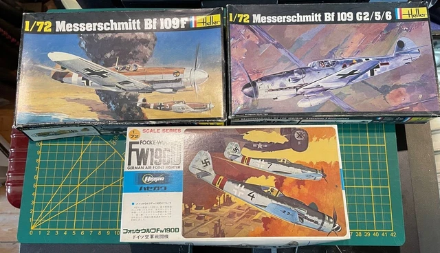 Maquette avion Messerschmitt Bf 109 et Focke Wulf FW190