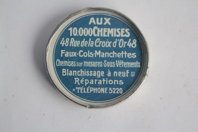 Ancien miroir publicitaire de poche - Collection