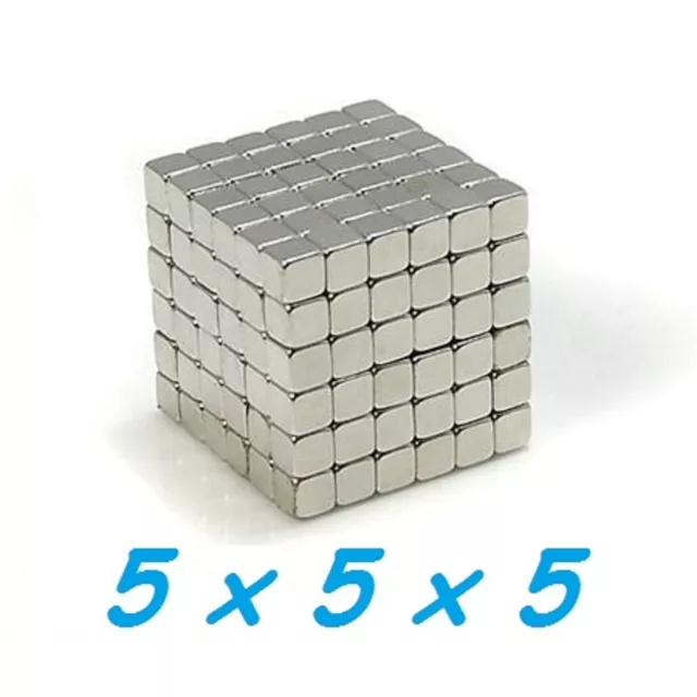 30 Magneti Neodimio 5X5X5 Mm Calamita Potente Fimo Ceramica Magnete Calamite