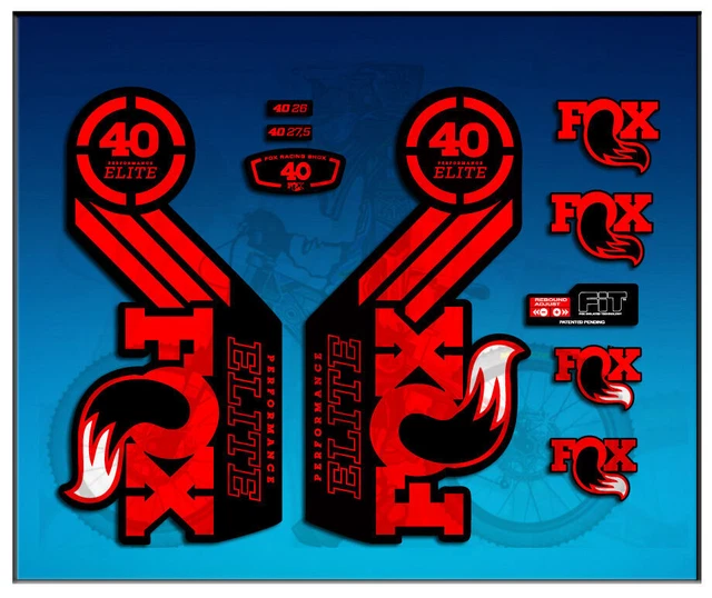 Kit D'autocollants Pour Fourche Fox 36 Performance Elite 2021 - WP329, Fabrication Espagne