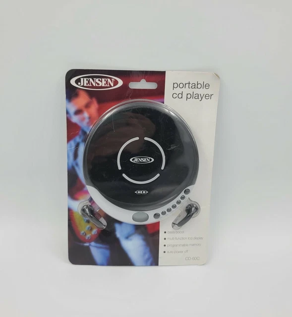 JENSEN PORTABLE CD Player Walkman Bass Boost CDR/RW AntiSkip Protect