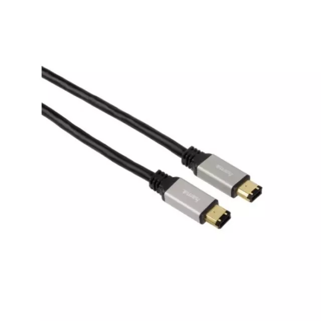 Hama Firewire-Kabel 6 pol. 6/6 DV AV IEEE-1394 i-Link für PC Camcorder Notebook