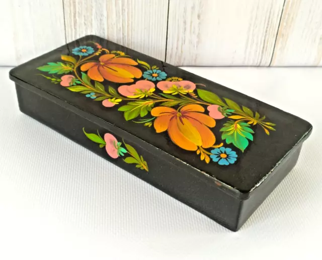 Vintage Old Jewelry Box with Hand-painted in Ukrainian style | Sellers Ukraine