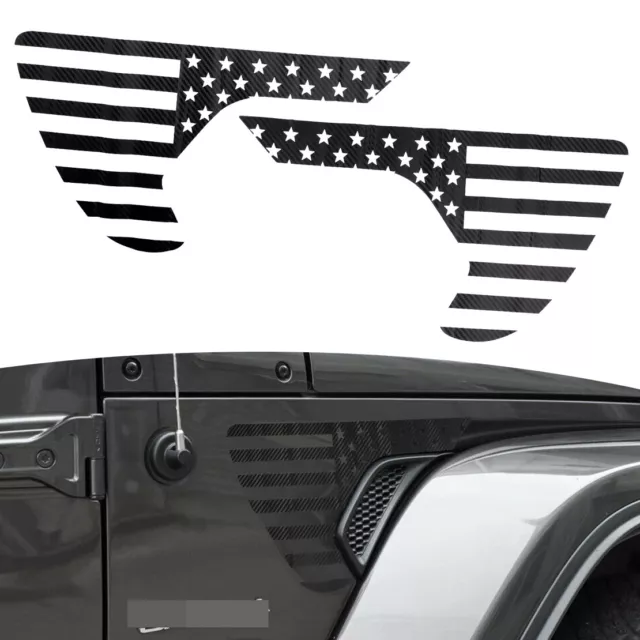 Fender Vent US Flag Sticker fit for Jeep Wrangler JL/JT Gladiator 2018-2020 New