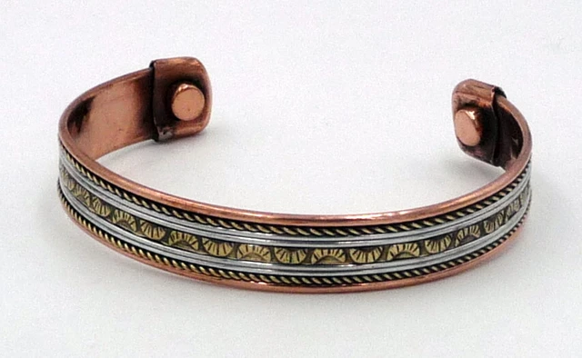 Bracelet Cuivre Aimants - Soulagement Anti-Douleurs et Rhumatismes