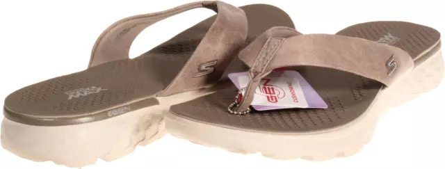 Skechers On The Go 400 - Essence Womens Flip Flop Taupe US Size 10