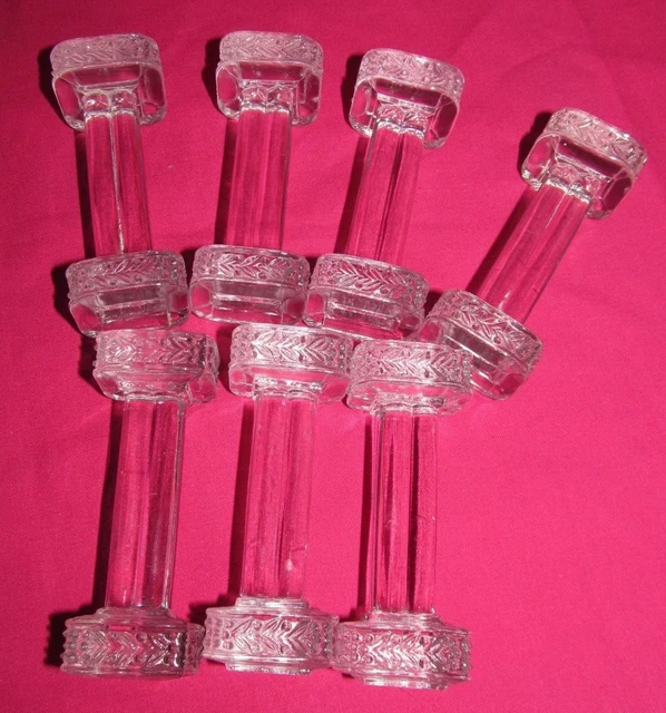 Porte-couteaux En Verre Moulé Blanc 13 Fentes - Occasion - Sans Marque