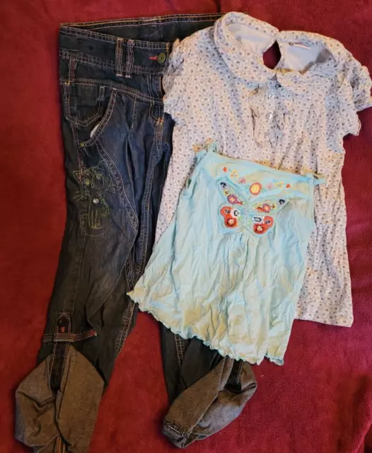 Pacchetto abbigliamento ragazza 3 articoli età 12 anni - pantaloni e top successivi - top monsonico