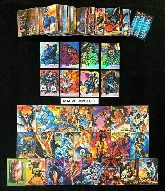 1995 Marvel Masterpieces Base Canvas Holoflash Set + Card Singles You Choose