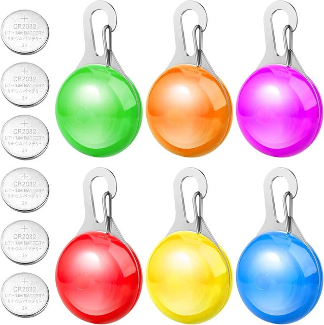 2 Stück Wasserdichte Hundelichter - USB Wiederaufladbare LED Sicherheitslichter