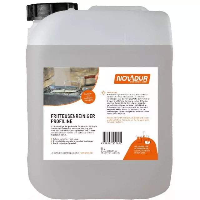 NOVADUR Friteusenreiniger Profiline,5 Liter