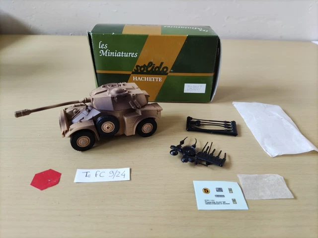 Le Panhard AML 90 de couleur sable en miniature de Solido au 1/50e