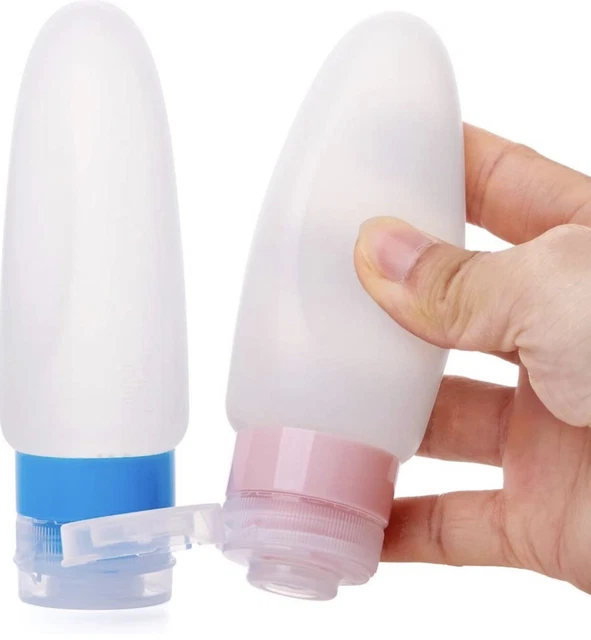 2 ValourGo Travel Bottles Set TSA Approved w/ Refillable Silicone Leak Proof Kid
