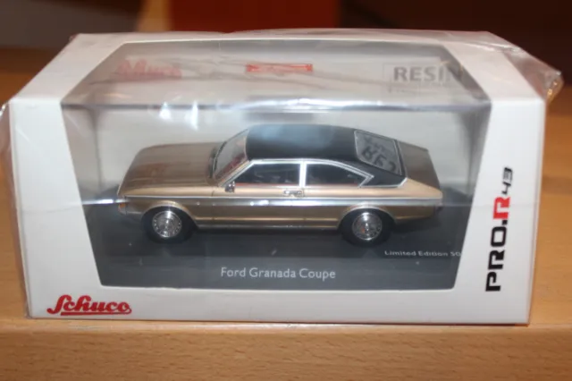 Schuco 09143 Ford Granada Coupe gold Maßstab 1:43