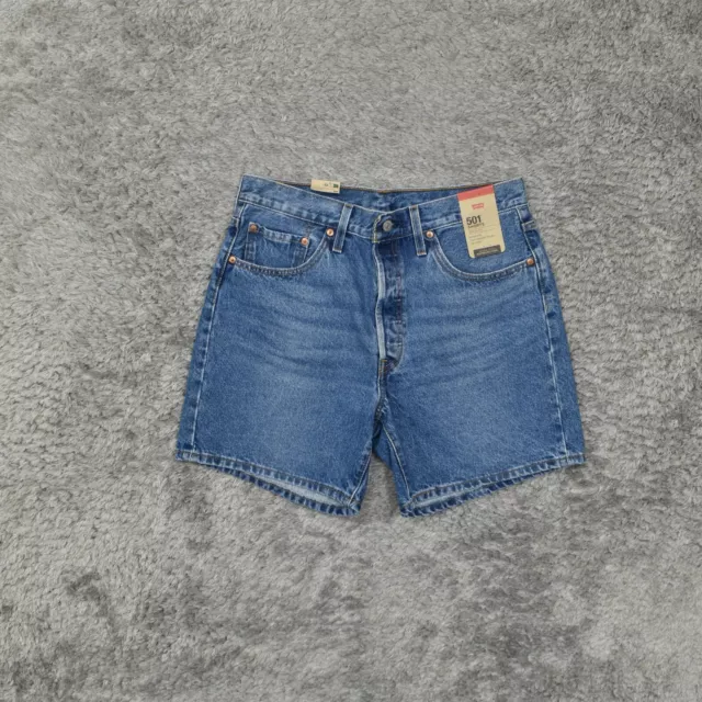 NEW Levi's Women's Size 31 Denim Short Shorts Blue Bermuda Cotton