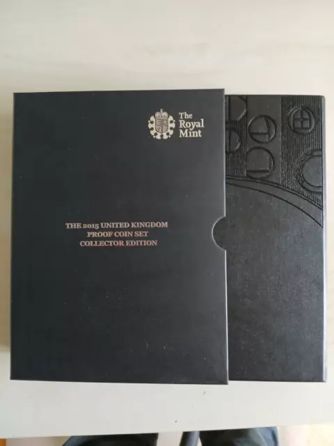 2015 UK ROYAL MINT 13 COIN PROOF COIN SET COLLECTOR EDITION - with COA