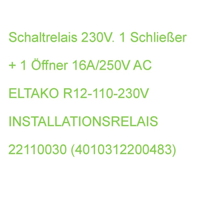 Einsteckrelais 230V AC - 4 Öffnen/Schließen Mit Prüftaste