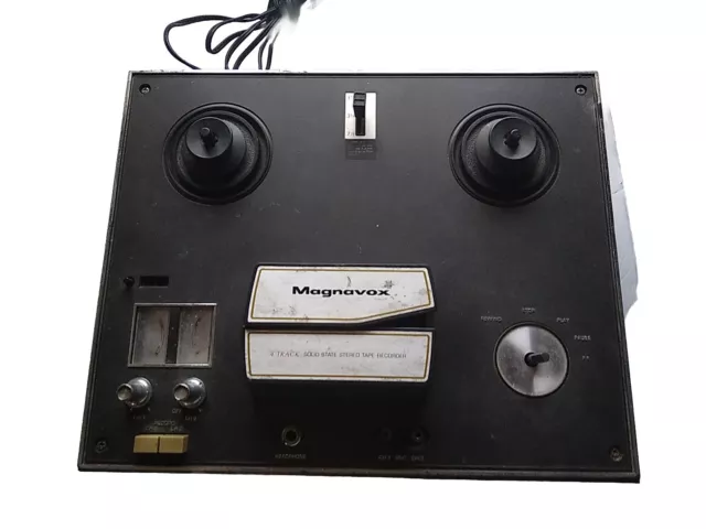 Magnavox 4-Track Stereo Tape Recorder  Reel-To-Reel Tape Recorder