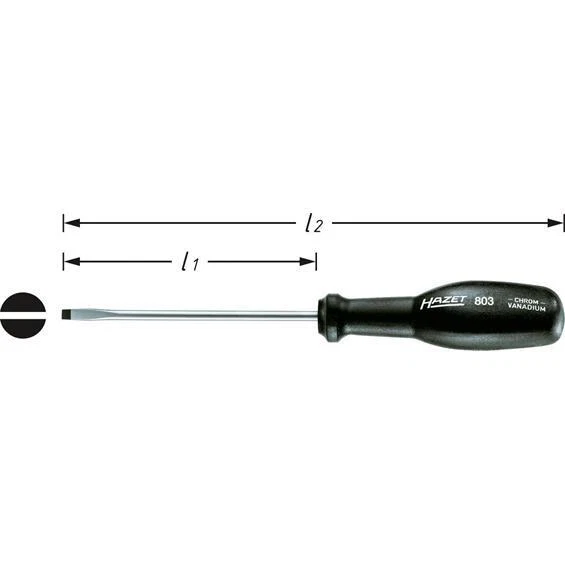 HAZET 803-30 Schlitz Schraubendreher