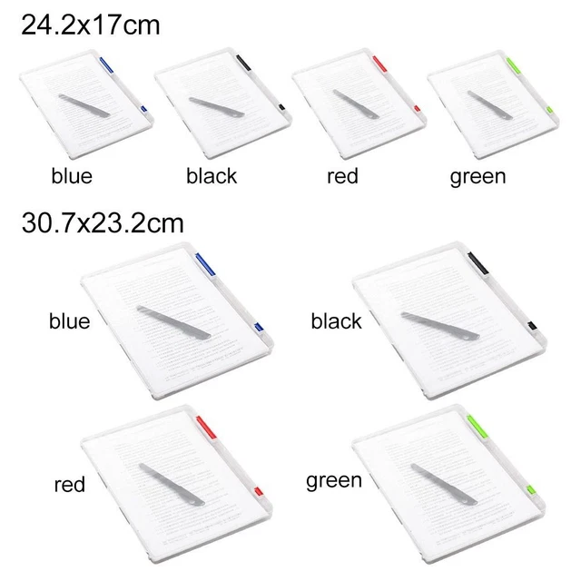 Box File With Invisible Cover TRANSPARENT FILE BOX File Organizer Storage Folder Stationery Storage ...
