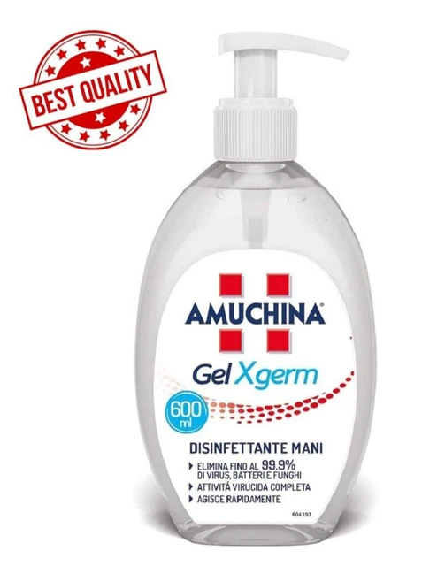 ✅Amuchina Gel Disinfettante Igienizzante Per Mani, Riduce I Germi | 600Ml