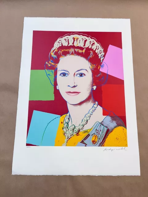 Andy Warhol Red Elizabeth 1985 Pl. Sign Ltd Ed Print 19 X 26 in. one of 50