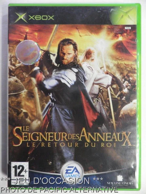 Incomplet jeu LE SEIGNEUR DES ANNEAUX LE RETOUR DU ROI microsoft XBOX vintage #1