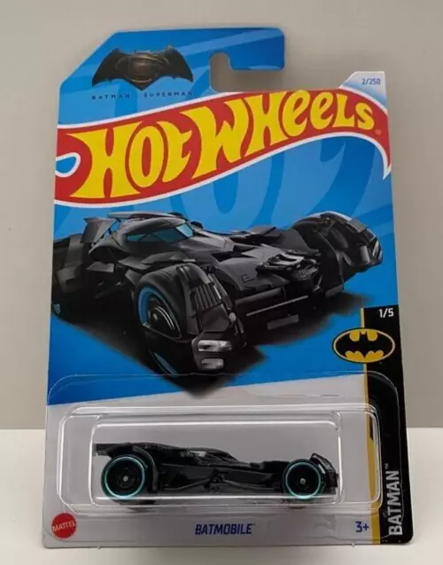 2024 BATMAN SUPERMAN Batmobile Hot Wheels Diecast 1/5 Batman Series 2/