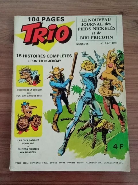 TRIO le Journal des PIEDS NICKELÉS n° 2 - 1976 jeunesse Joyeuse SPE