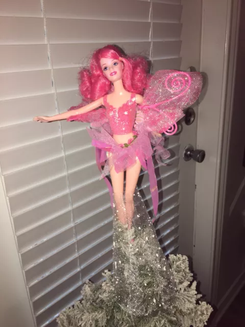 Ballerina Pink Barbie   - Christmas Tree Topper OOAK