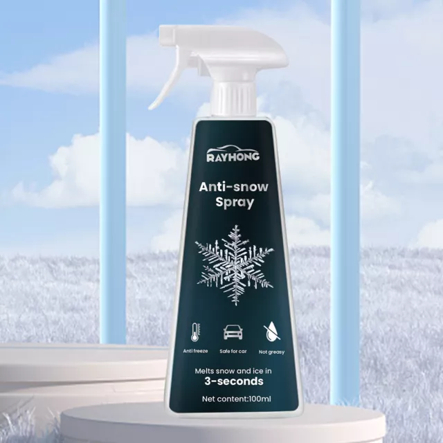 fr Car Window Cleaner 100ML Auto Windshield Deicing Spray Winter Vehicle Supplie