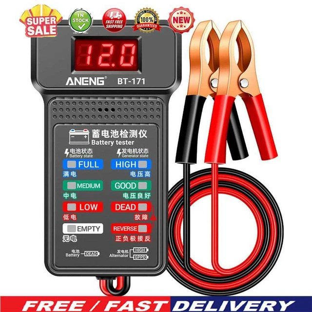 Monitor batteria automatico 12 V display LED dispositivo di monitoraggio batteria per camion veicolo