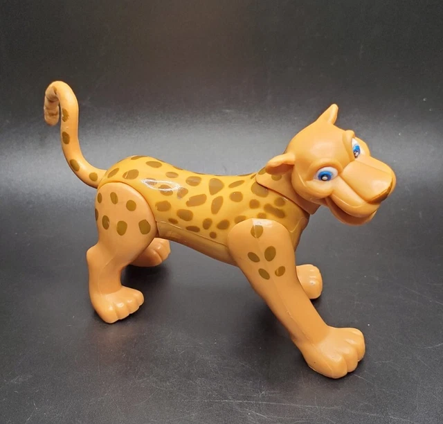 RFC ANIMATED CHEETAH Rainforest Cafe PVC Plastic Action Figure Toy