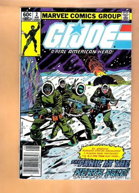 G.I. JOE #2 Marvel comic 1982 First Print NEAR MINT- newsstand
