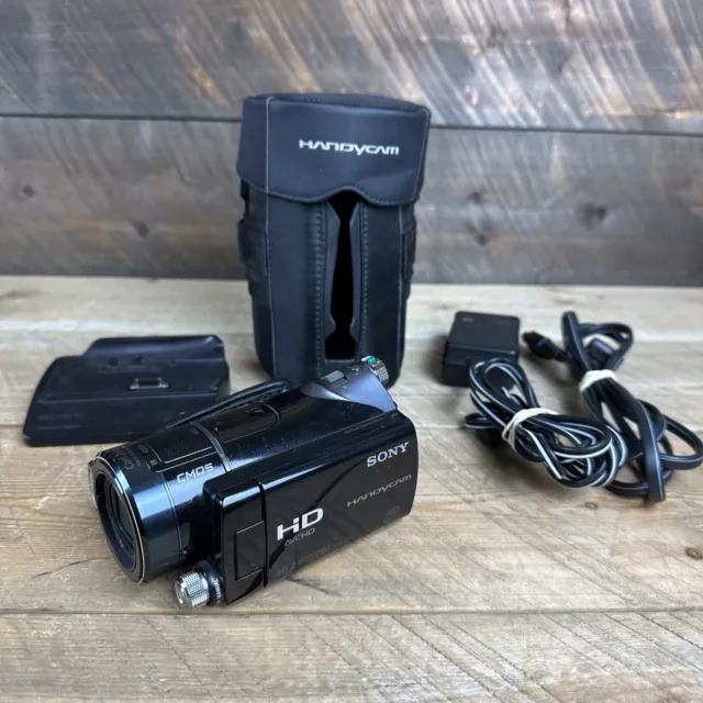 Sony Handycam HDR-CX12 Flash Media Camcorder W Handycam Station And Case