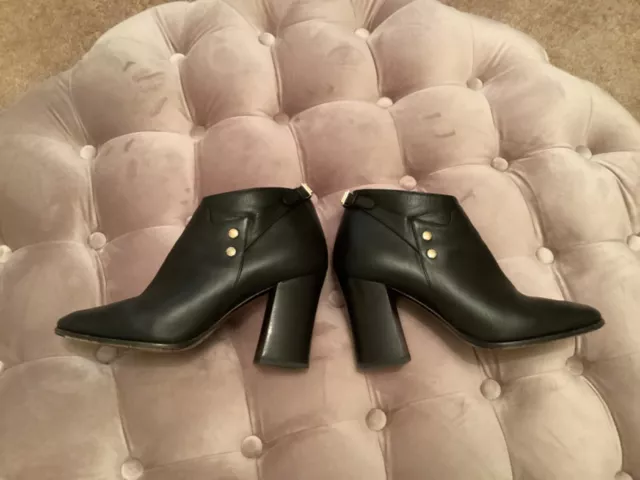 Dolce & Gabbana Black Ankle Boots, Size 39